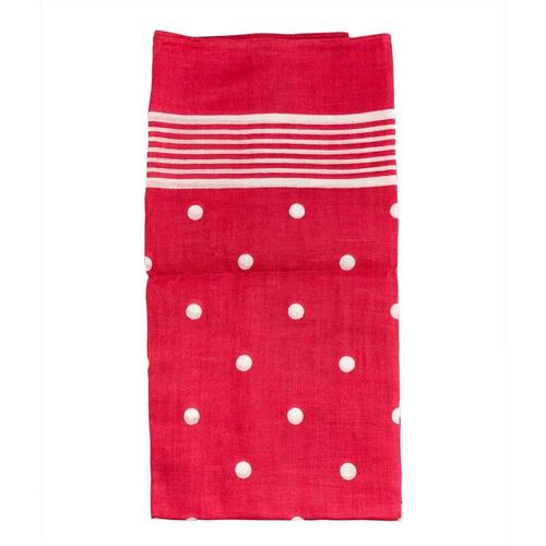 Wilsons of Sharrow - Handkerchief Red Big Polka Dot