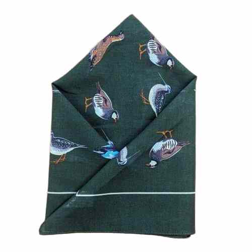 Wilsons of Sharrow - Handkerchief Green Game Birds