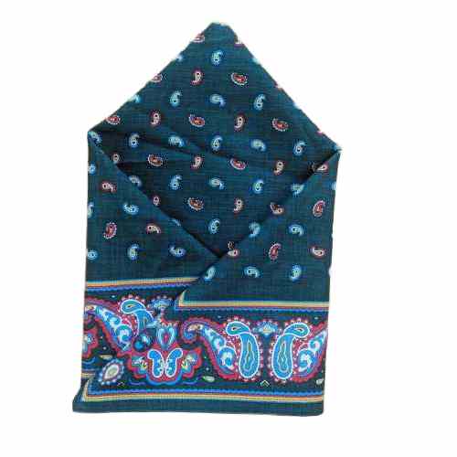 Wilsons of Sharrow - Handkerchief Green Paisley