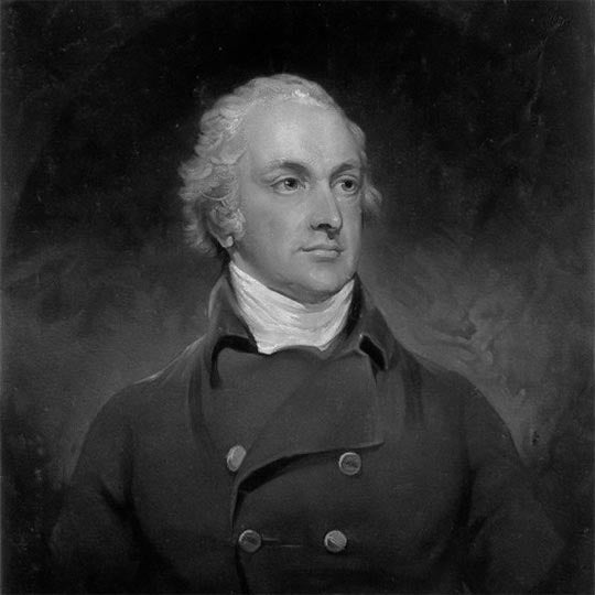 Engraved portrait of Thomas Pelham, 2nd Earl of Chichester, in a dark coat.