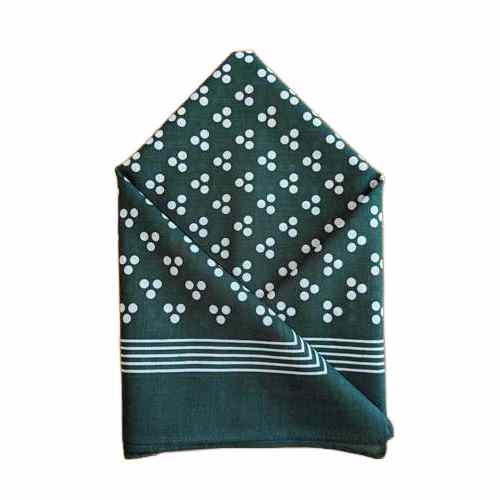 Wilsons - Handkerchief Green Small Dot