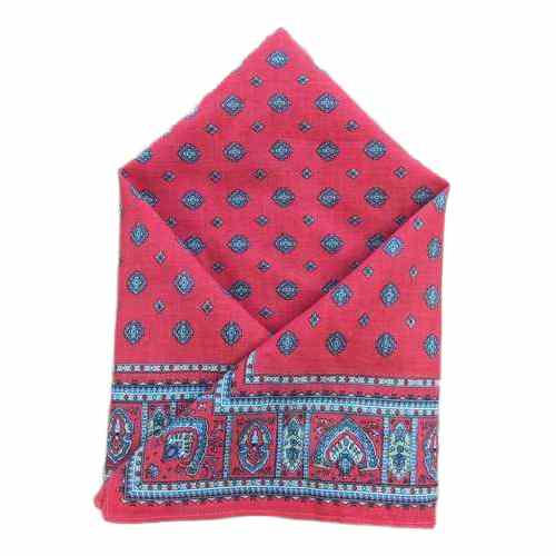 Wilsons of Sharrow - Handkerchief Red Diamond Paisley